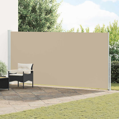 Retractable Side Awning 180 x 500 cm 100% polyester iron steel