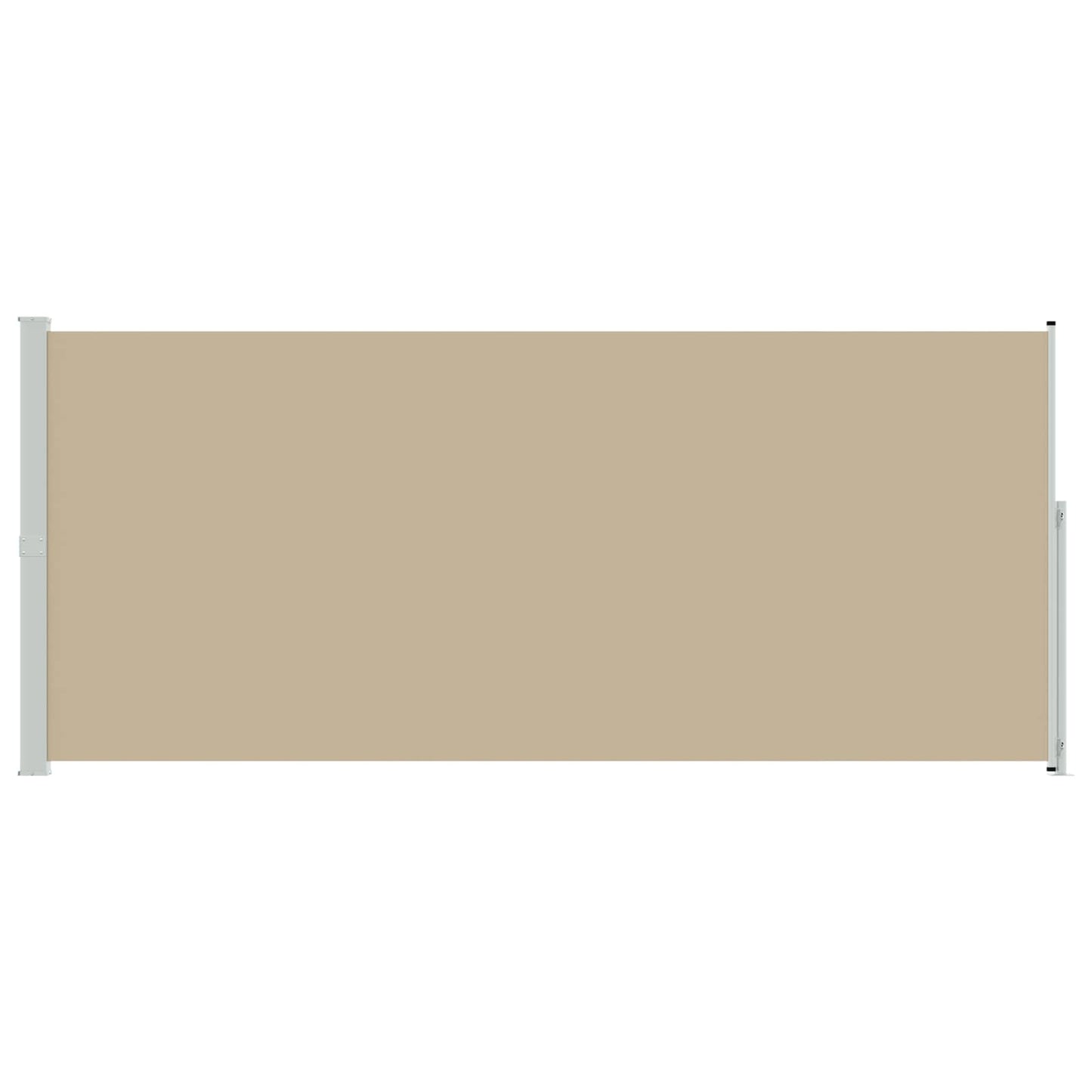 Retractable Side Awning 220 x 500 cm 100% polyester iron steel