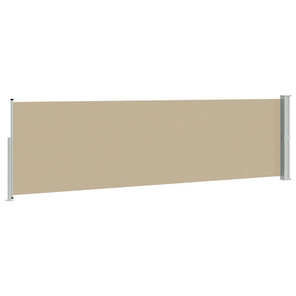 Retractable Side Awning 117 x 600 cm Polyester Rectangular