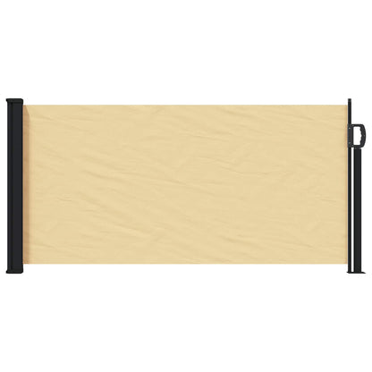Retractable Side Awning Sand 300 x 100 cm Polyester