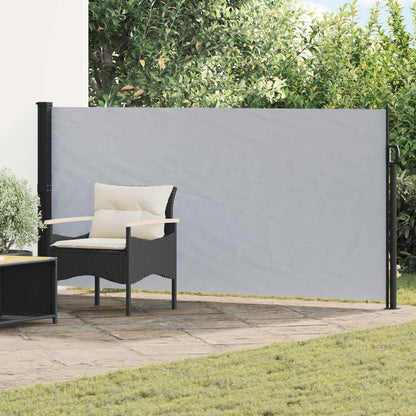 Retractable Side Awning Grey 300 x 160 cm Polyester
