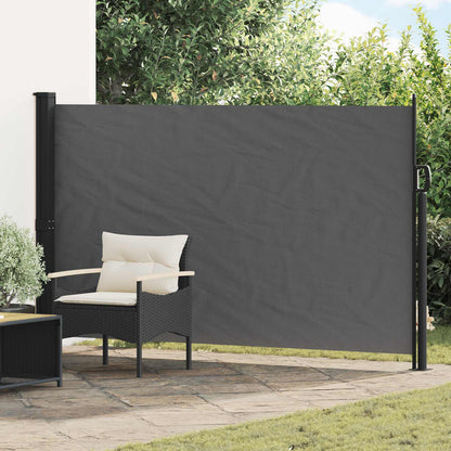 Retractable Side Awning Anthracite 118.11 x 66.93 in Polyester