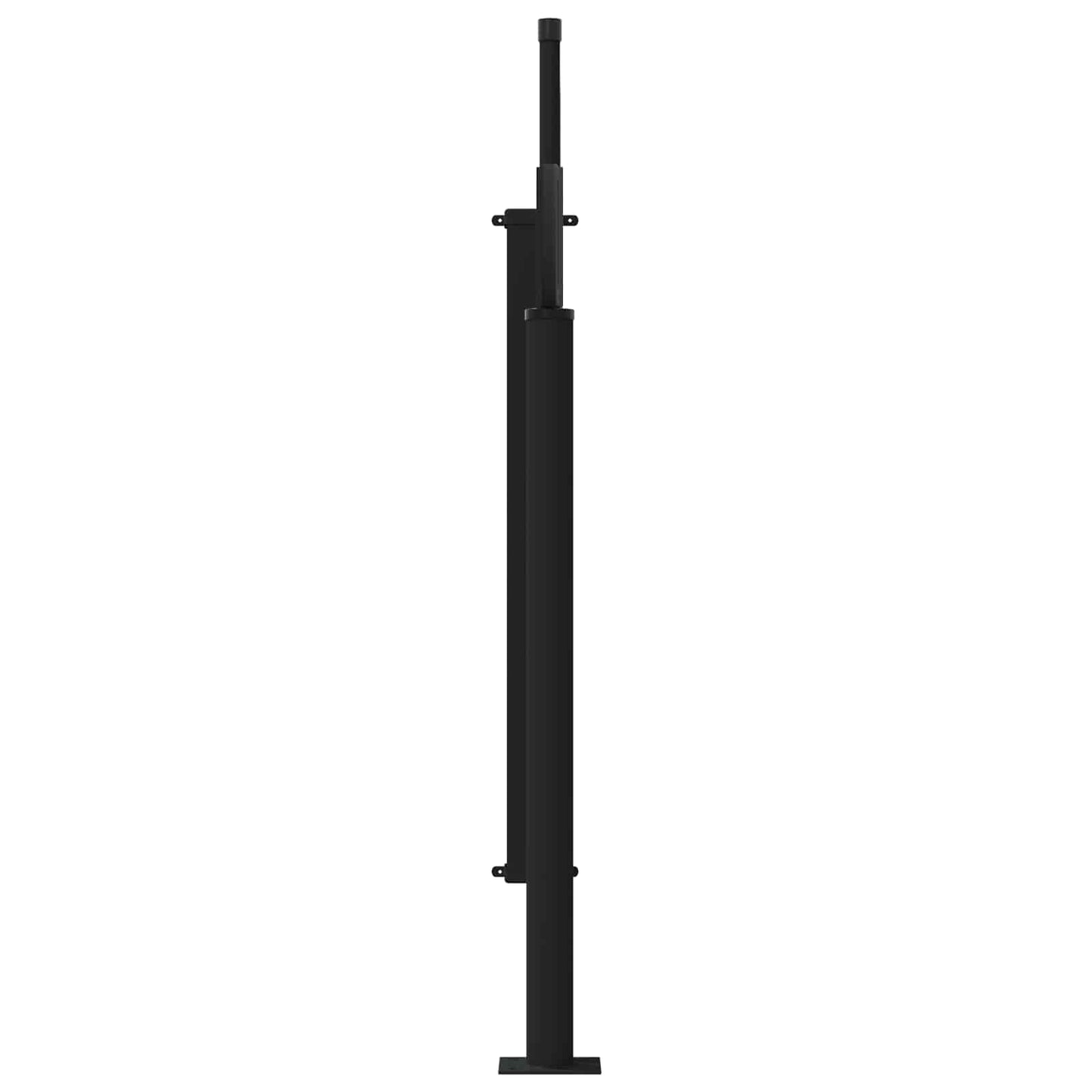 Retractable Side Awning Grey 500 x 100 cm Polyester