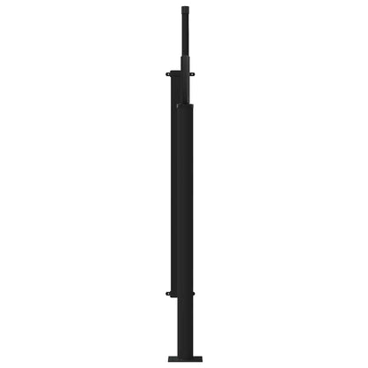 Retractable Side Awning Grey 500 x 100 cm Polyester