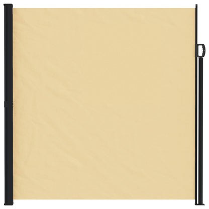Retractable Side Awning Sand 600 x 180 cm Polyester