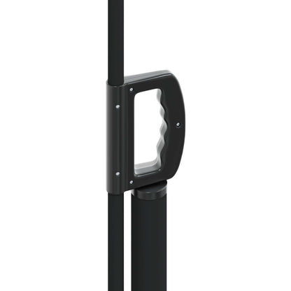 Retractable Side Awning Grey 600 x 200 cm Polyester