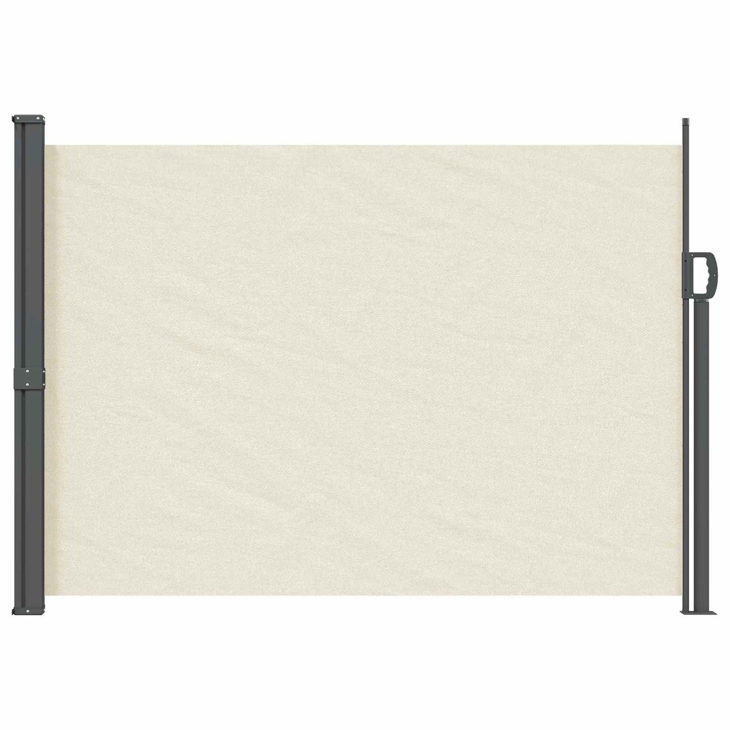 Retractable Side Awning 140 x 300 cm 100% polyester iron steel