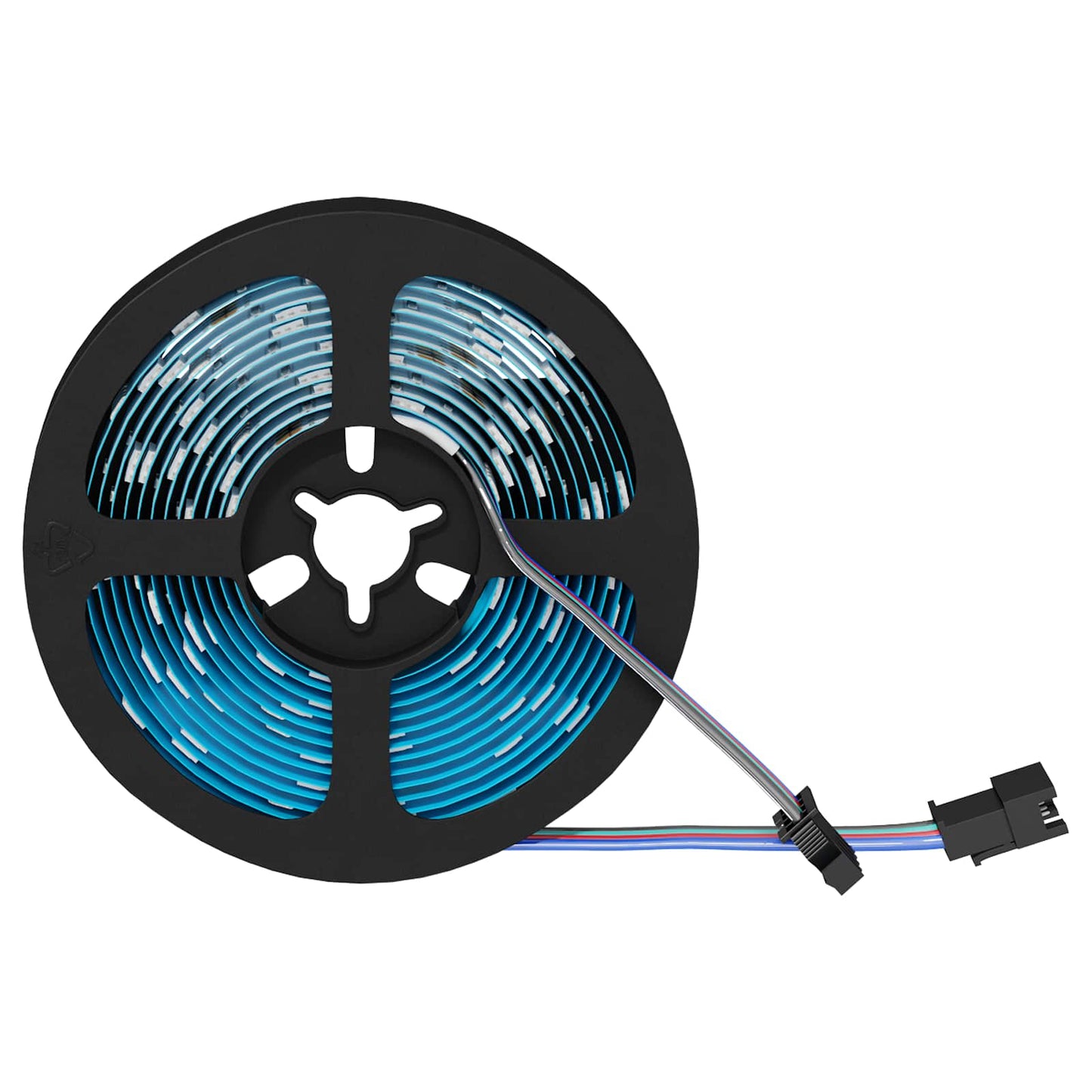 LED Strip 12 pcs Black and Transparent 2500 mm