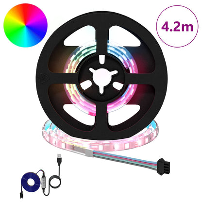 LED Strip 12 pcs Black and Transparent 350 mm