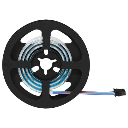 LED Strip 12 pcs Black and Transparent 550 mm