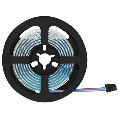 LED Strip 12 pcs Black and Transparent 1300 mm