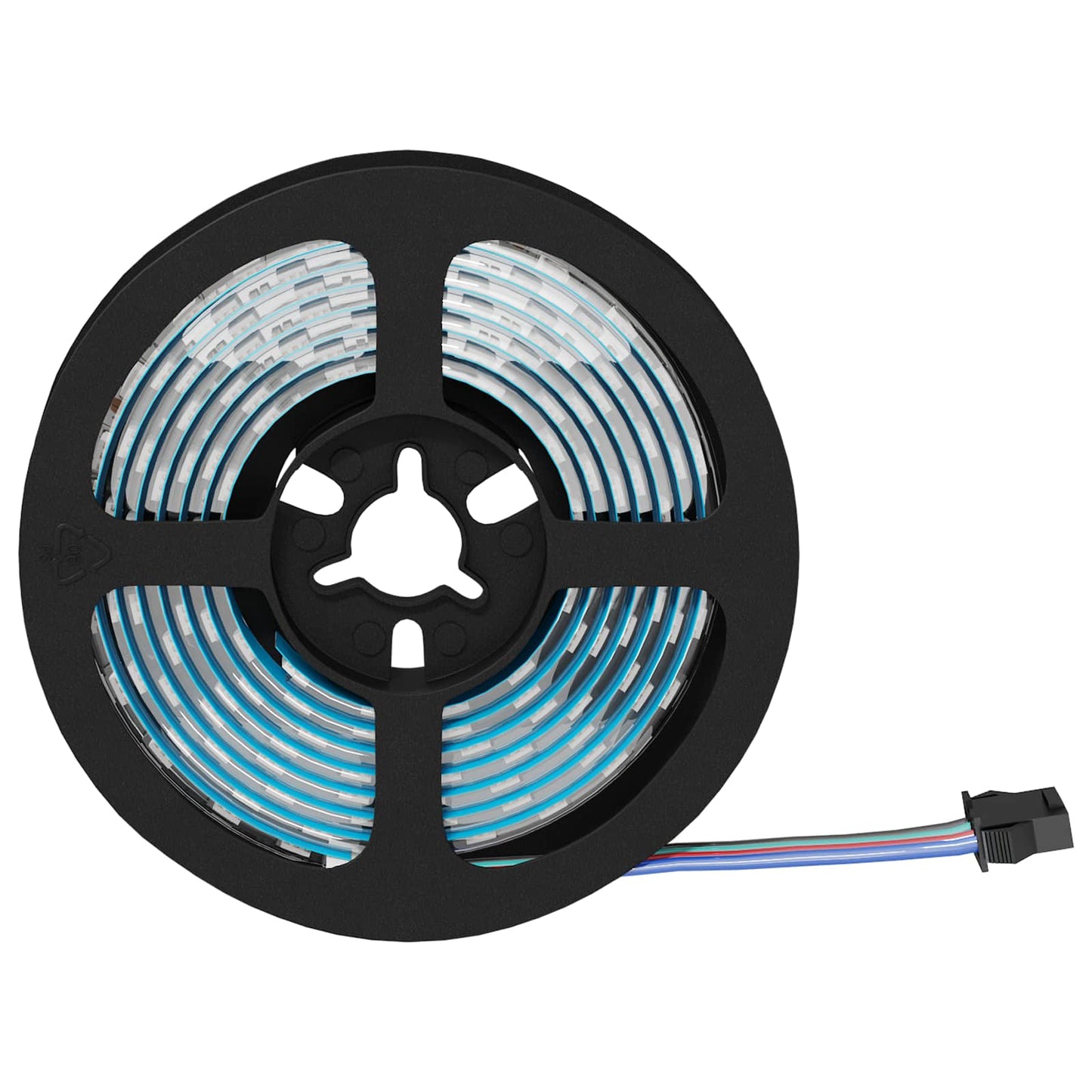 LED Strip 12 pcs Black and Transparent 1700 mm