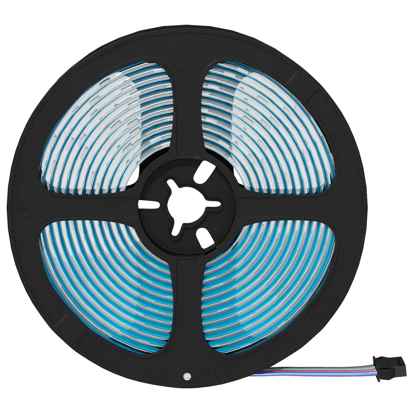 LED Strip 12 pcs Black and Transparent 4700 mm