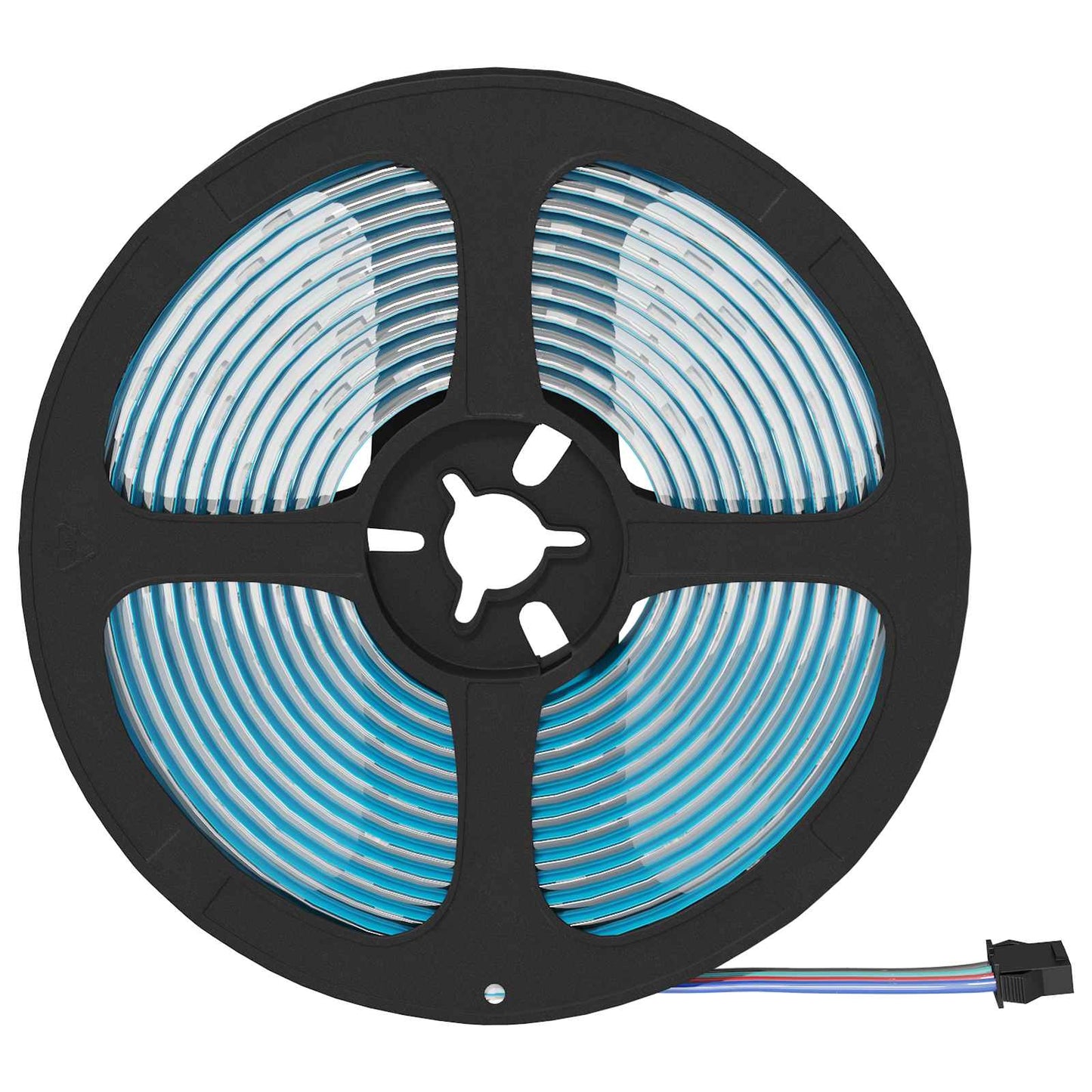 LED Strip 12 pcs Black and Transparent 5500 mm