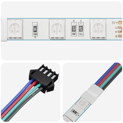 LED Strip 12 pcs Black and Multicolour 1745 mm