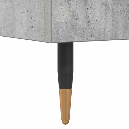 Bed Frame Concrete Grey 80 x 200 cm Engineered Wood