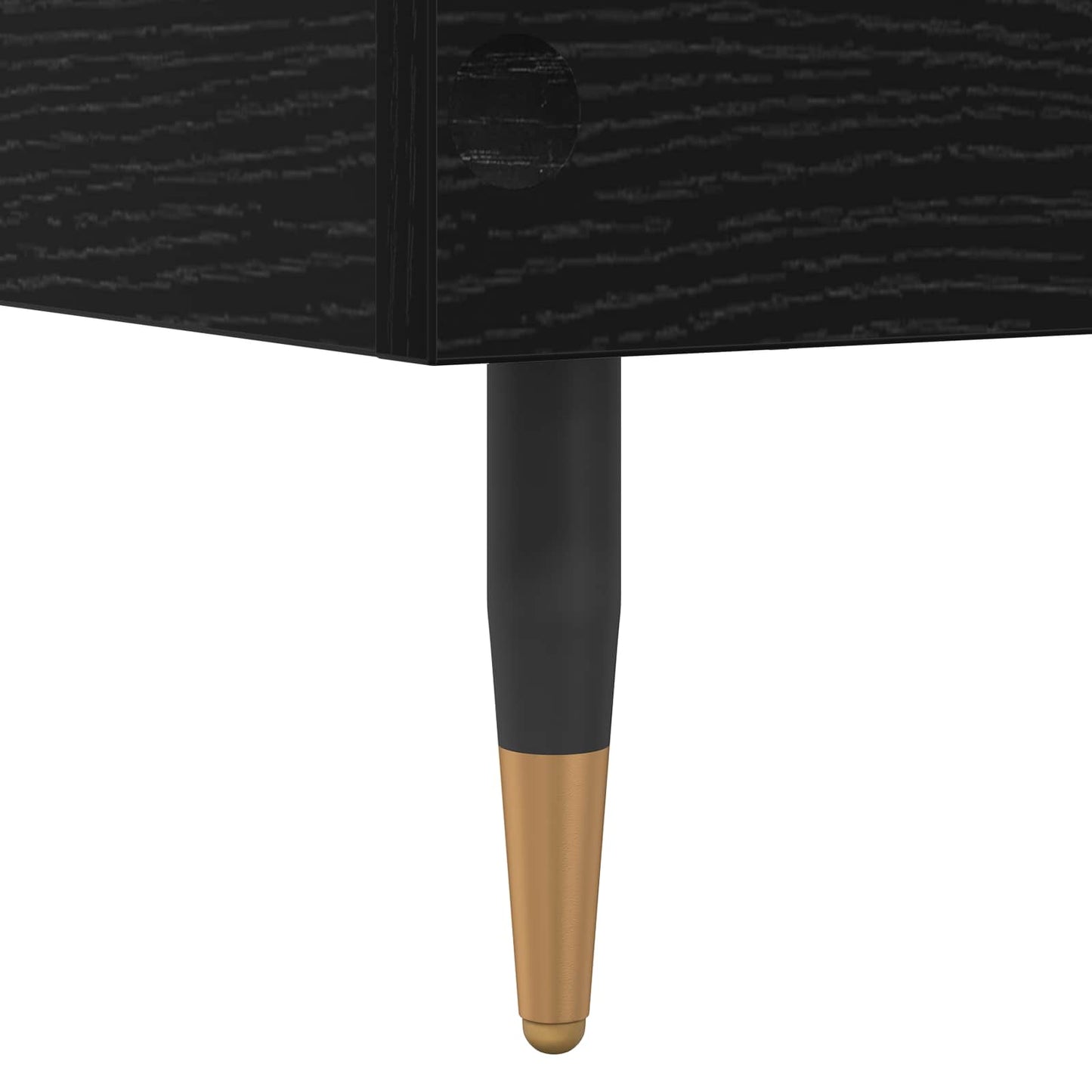Bed Frame Black Oak 80 x 200 cm Engineered Wood