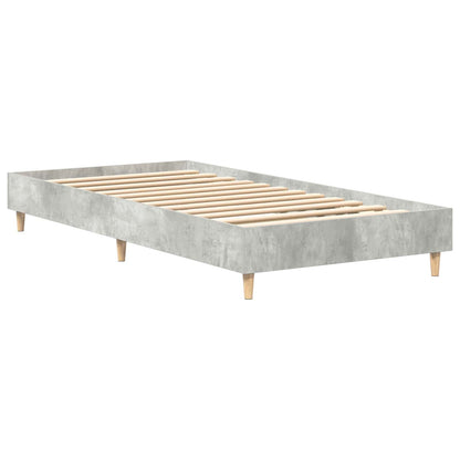 Bed Frame Concrete Grey 80 x 200 cm Engineered Wood