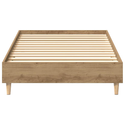 Bed Frame Artisian Oak 80 x 200 cm Engineered Wood
