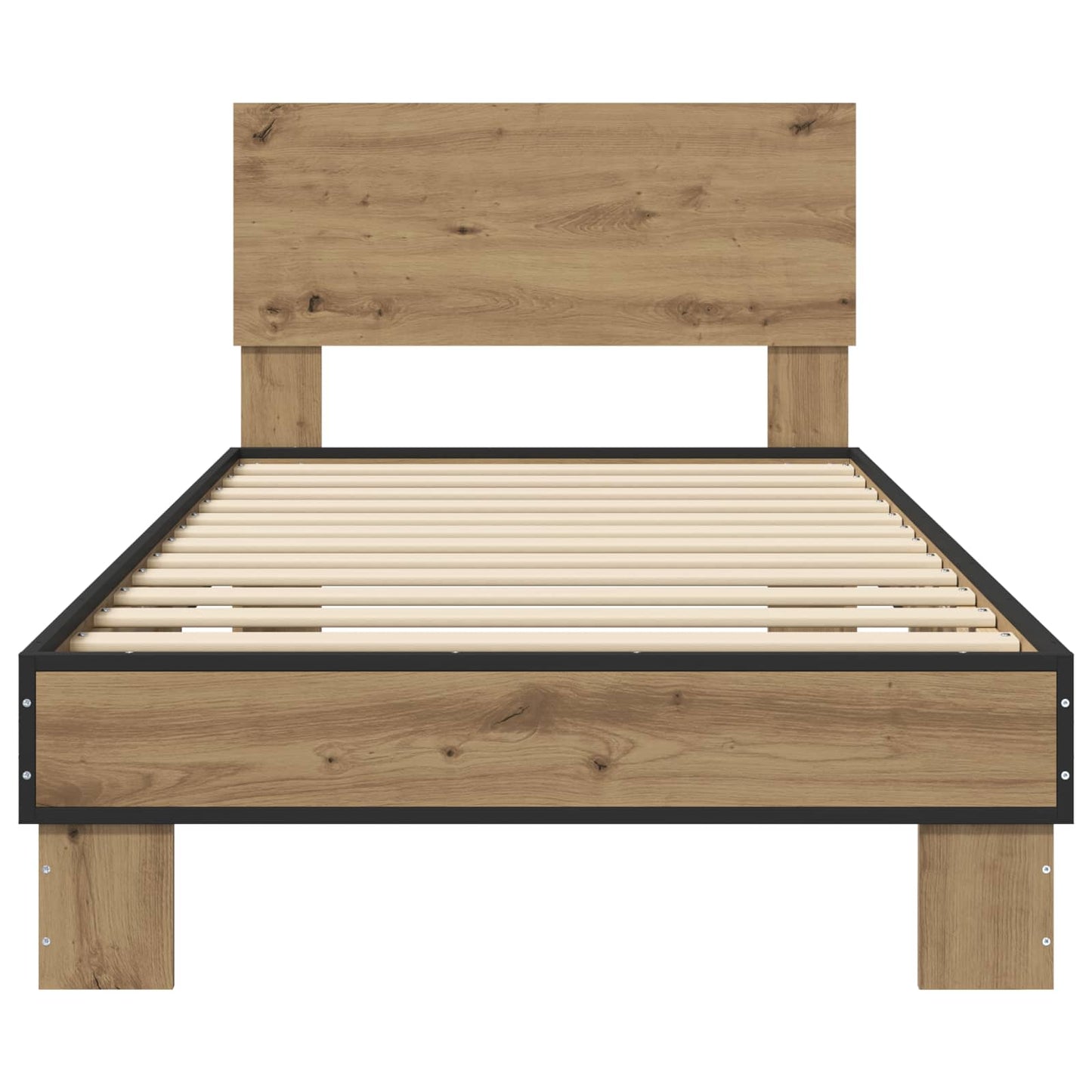 Bed Frame with Headboard Artisan Oak 80 x 200 cm
