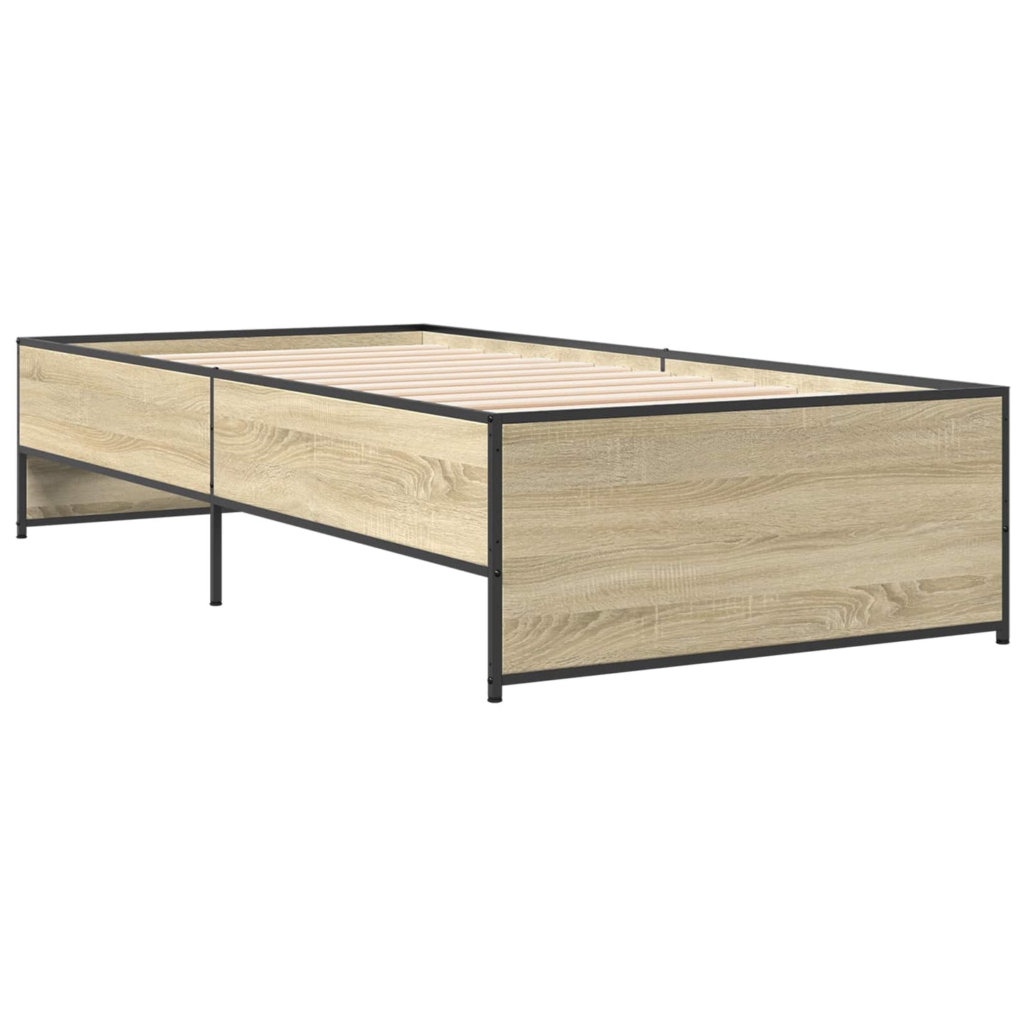 Bed Frame Sonoma Oak 80 x 200 cm Engineered Wood