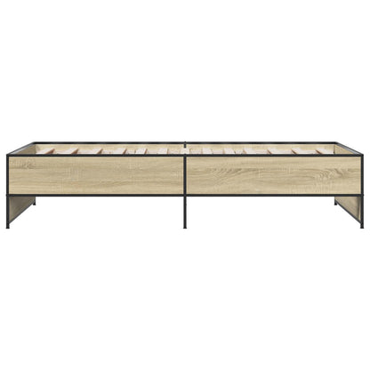 Bed Frame Sonoma Oak 80 x 200 cm Engineered Wood