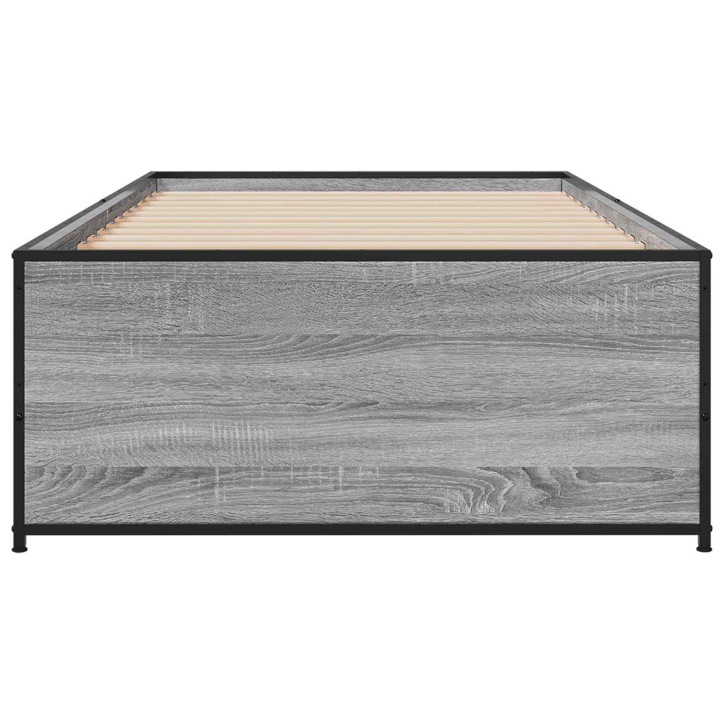 Bed Frame Grey Sonoma 80 x 200 cm Engineered Wood