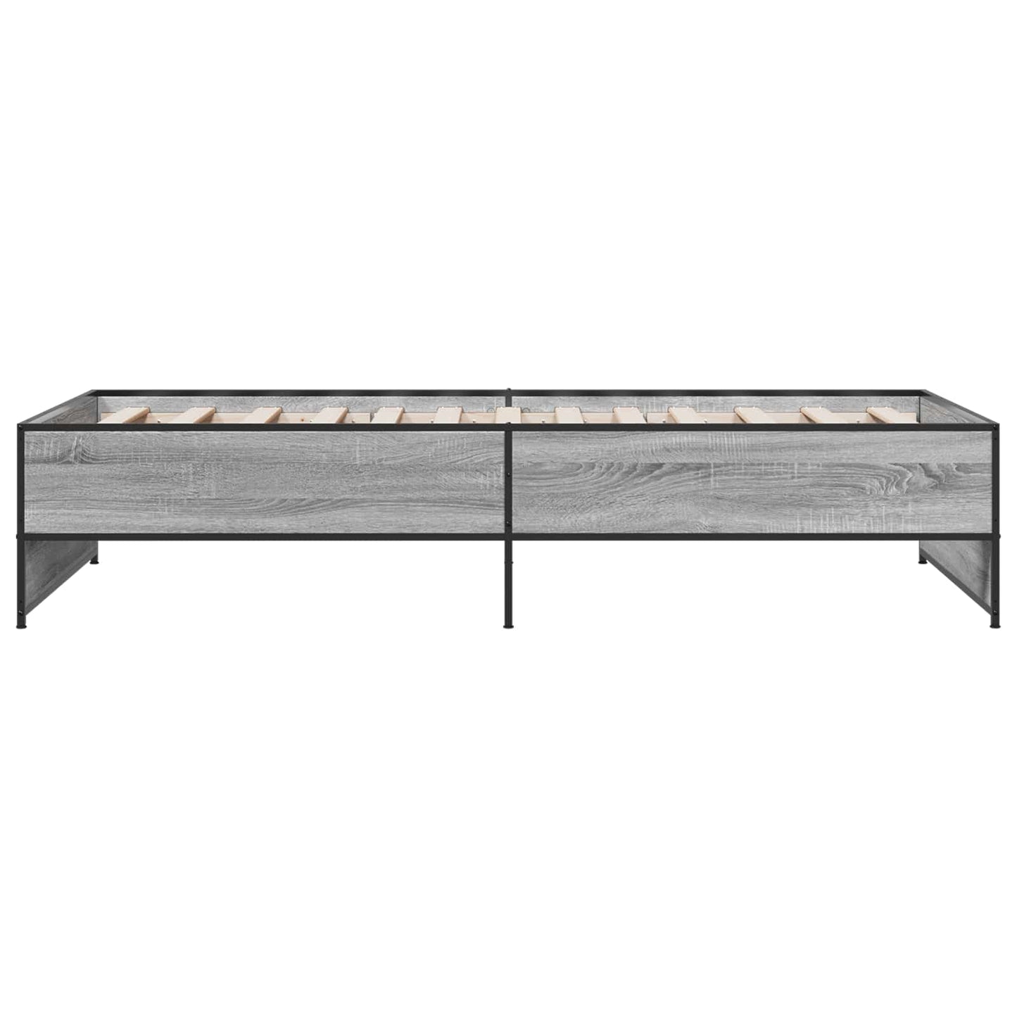 Bed Frame Grey Sonoma 80 x 200 cm Engineered Wood