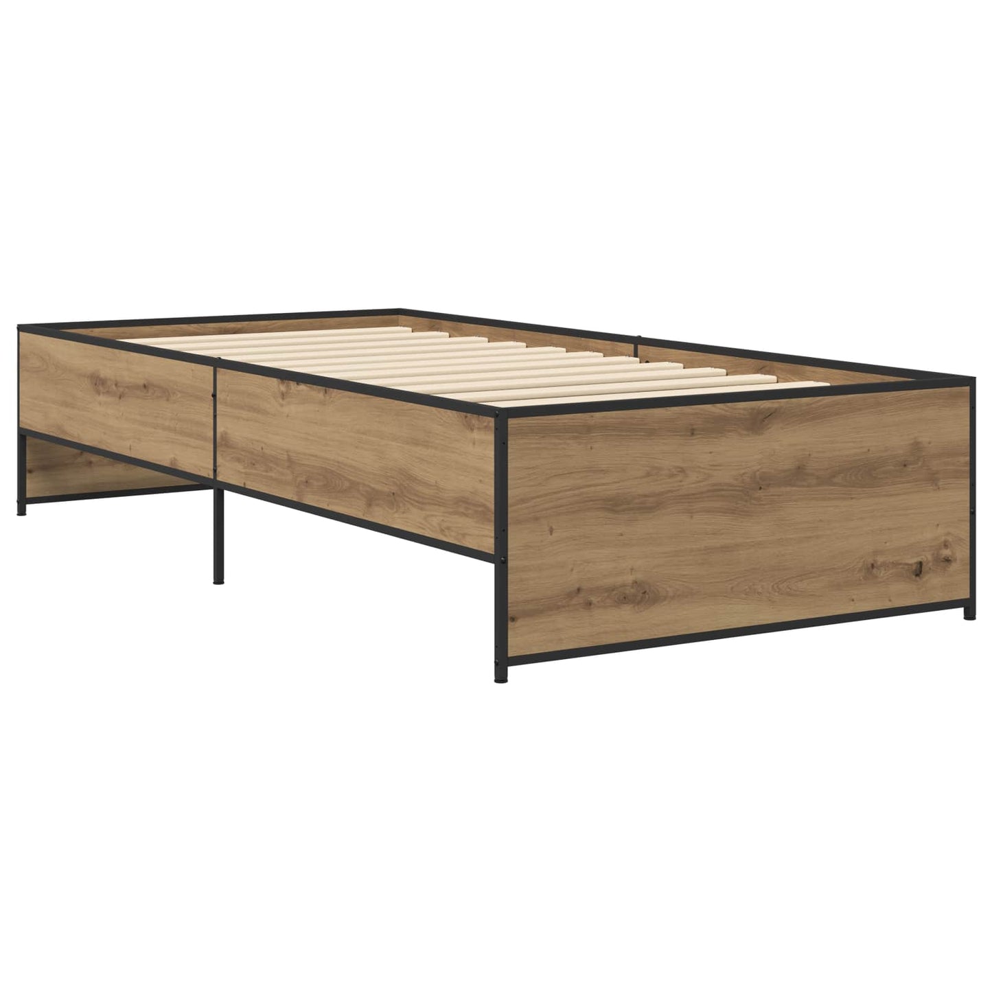 Bed Frame Artisan Oak 80 x 200 cm Engineered Wood