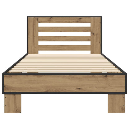 Bed Frame with Headboard Artisan Oak 80 x 200 cm