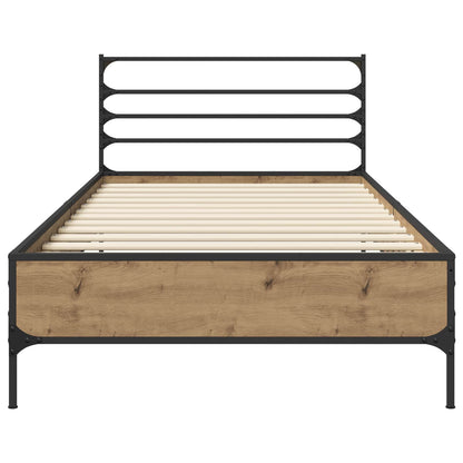 Bed Frame Artisian Oak 80 x 200 cm Engineered Wood