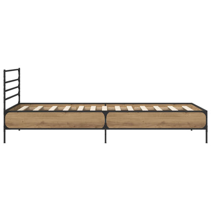 Bed Frame Artisian Oak 80 x 200 cm Engineered Wood