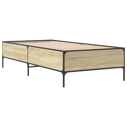 Bed Frame Sonoma Oak 80 x 200 cm Engineered Wood