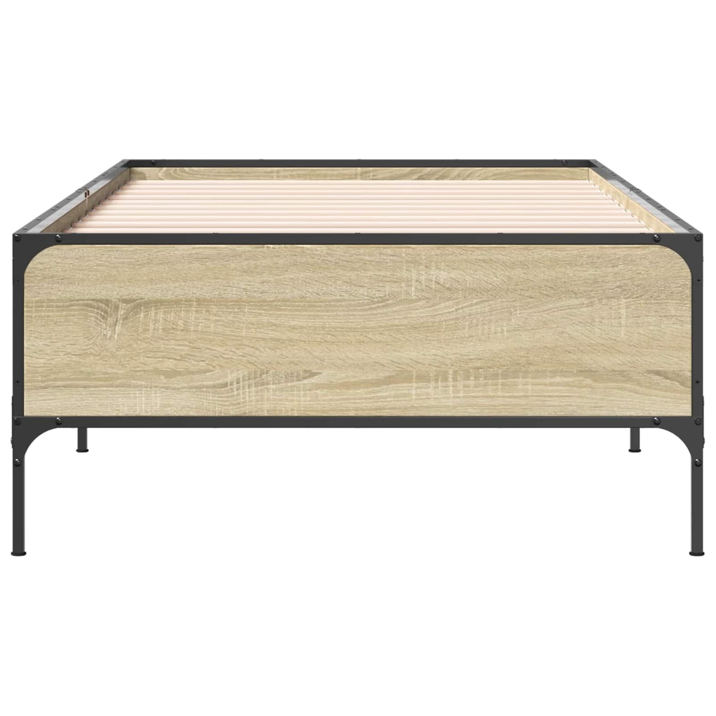 Bed Frame Sonoma Oak 80 x 200 cm Engineered Wood