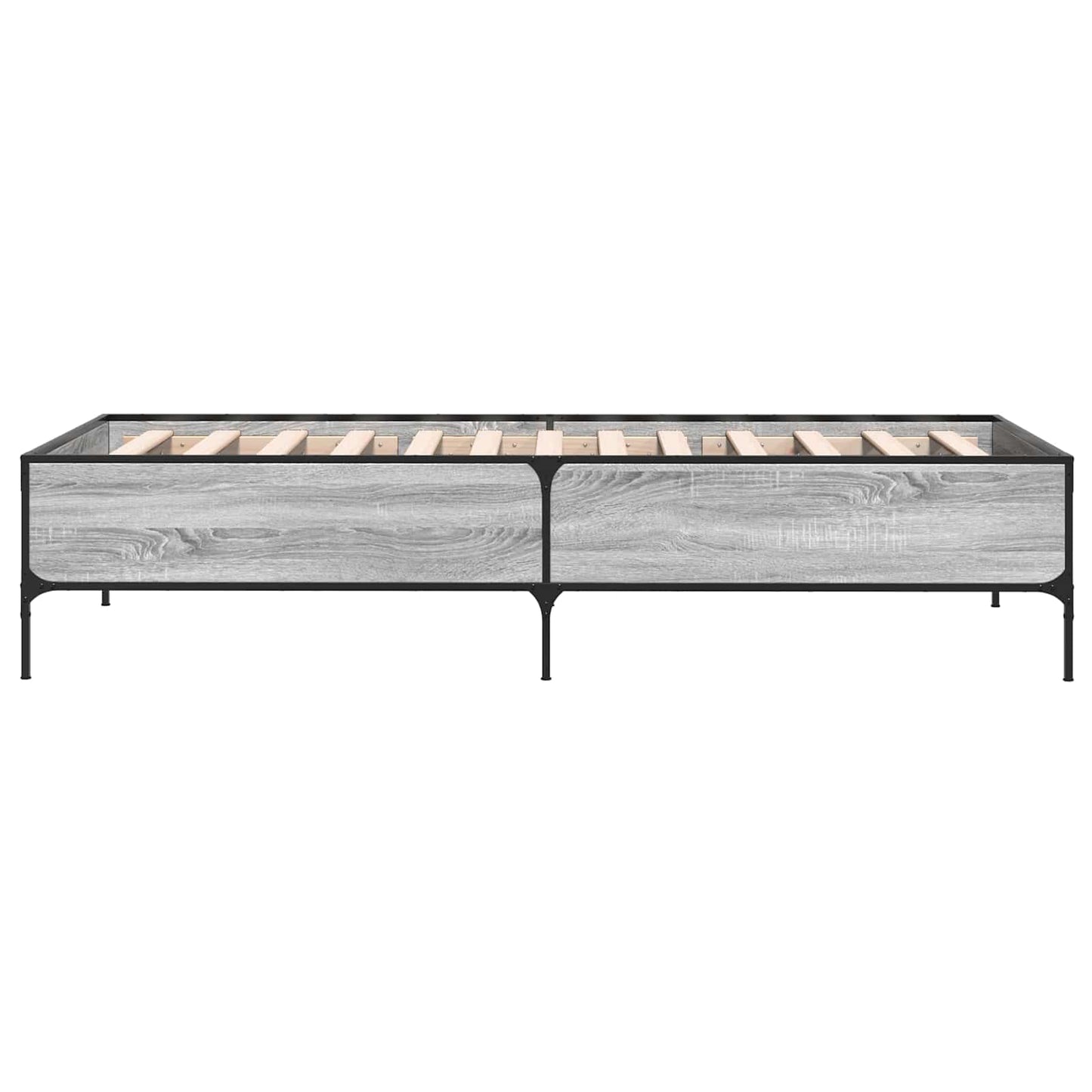 Bed Frame Grey Sonoma 80 x 200 cm Engineered Wood