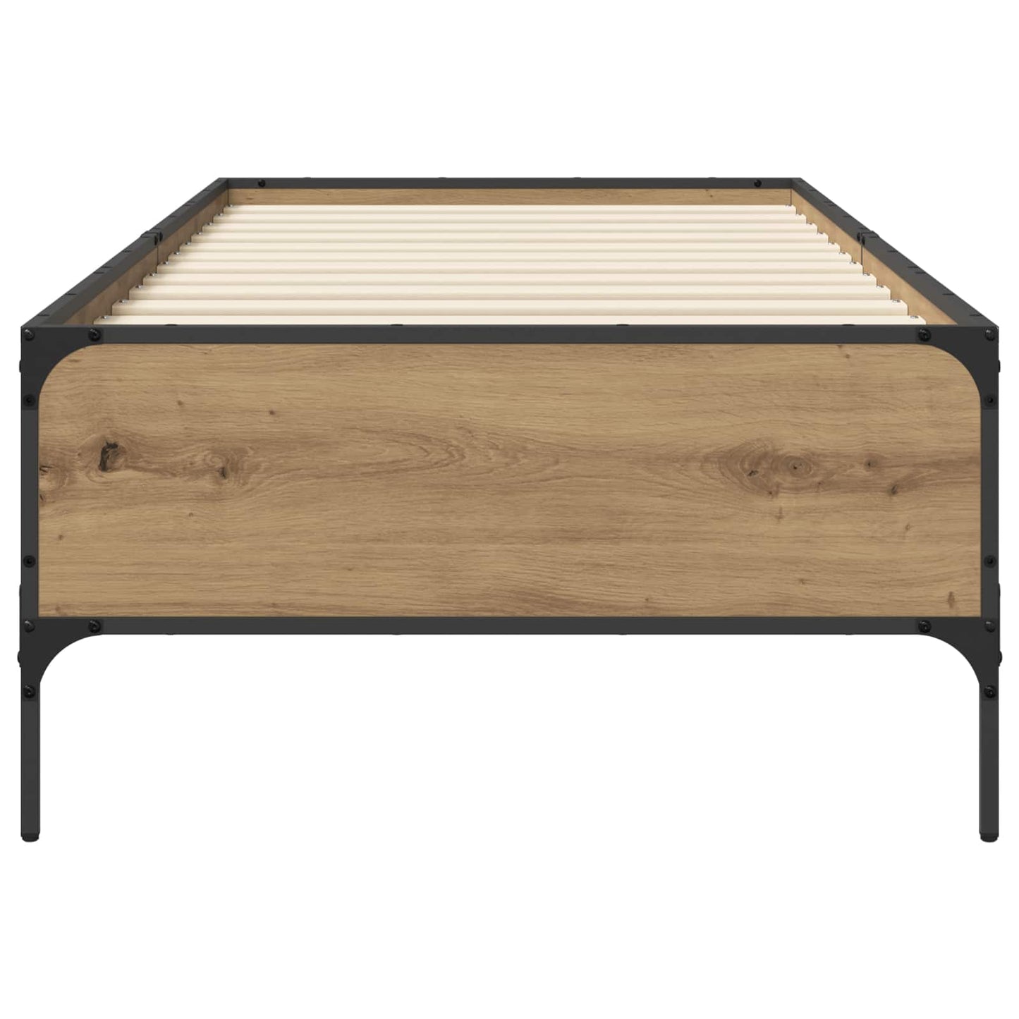 Bed Frame Artisian Oak 80 x 200 cm Engineered Wood