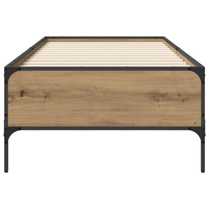 Bed Frame Artisian Oak 80 x 200 cm Engineered Wood