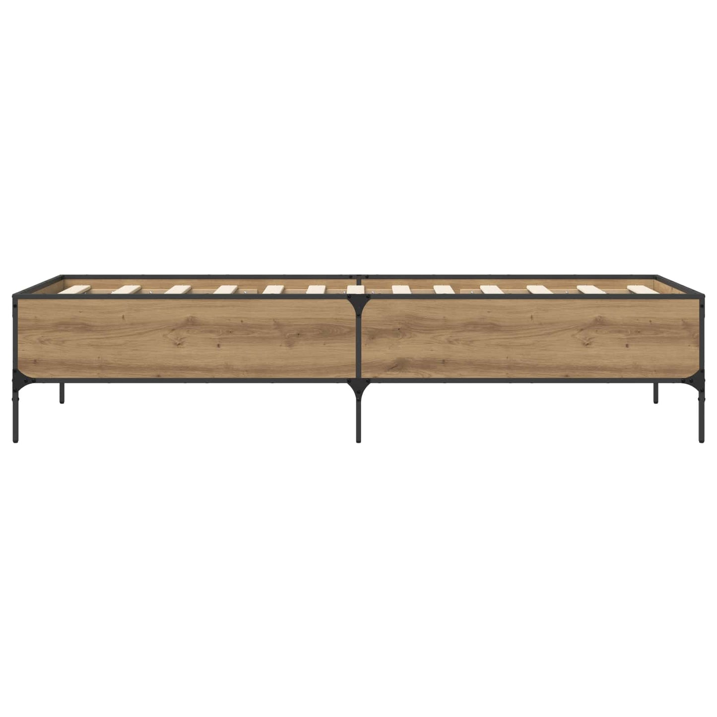 Bed Frame Artisian Oak 80 x 200 cm Engineered Wood