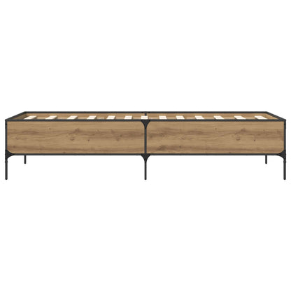Bed Frame Artisian Oak 80 x 200 cm Engineered Wood
