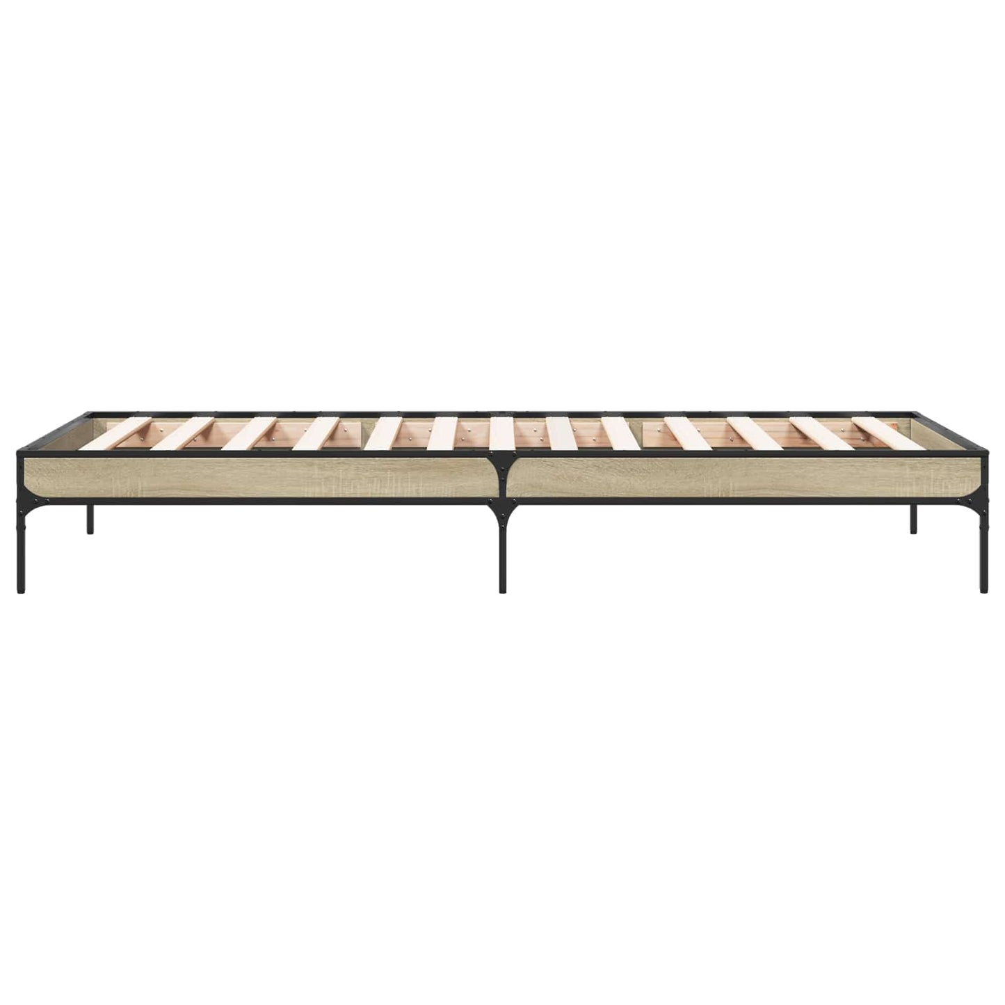 Bed Frame Sonoma Oak 80 x 200 cm Engineered Wood