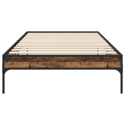 Bed Frame Old Wood 80 x 200 cm Engineered Wood