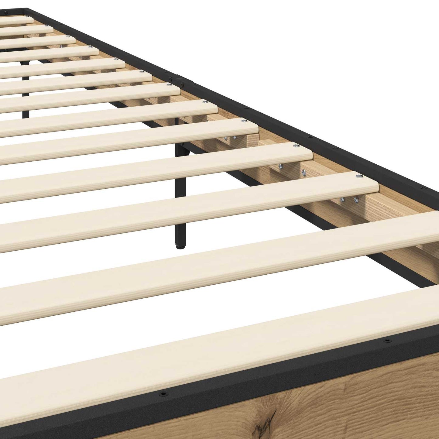 Bed Frame Artisian Oak 80 x 200 cm Engineered Wood
