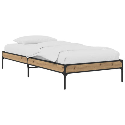 Bed Frame Artisian Oak 80 x 200 cm Engineered Wood