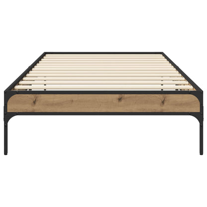Bed Frame Artisian Oak 80 x 200 cm Engineered Wood