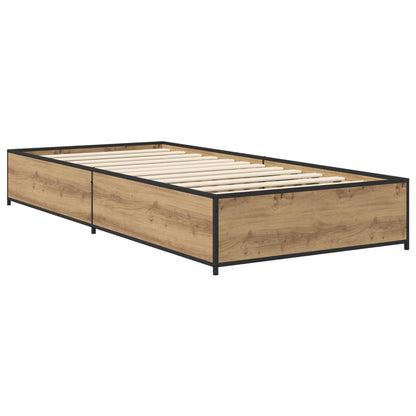 Bed Frame Artisan Oak 80 x 200 cm Engineered Wood