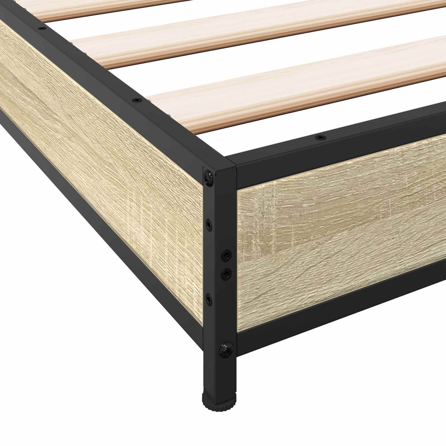 Bed Frame Sonoma Oak 80 x 200 cm Engineered Wood