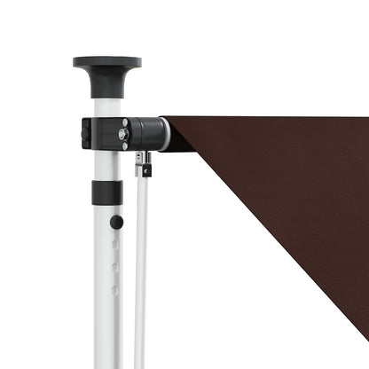 Manual Retractable Awning Brown 150 cm