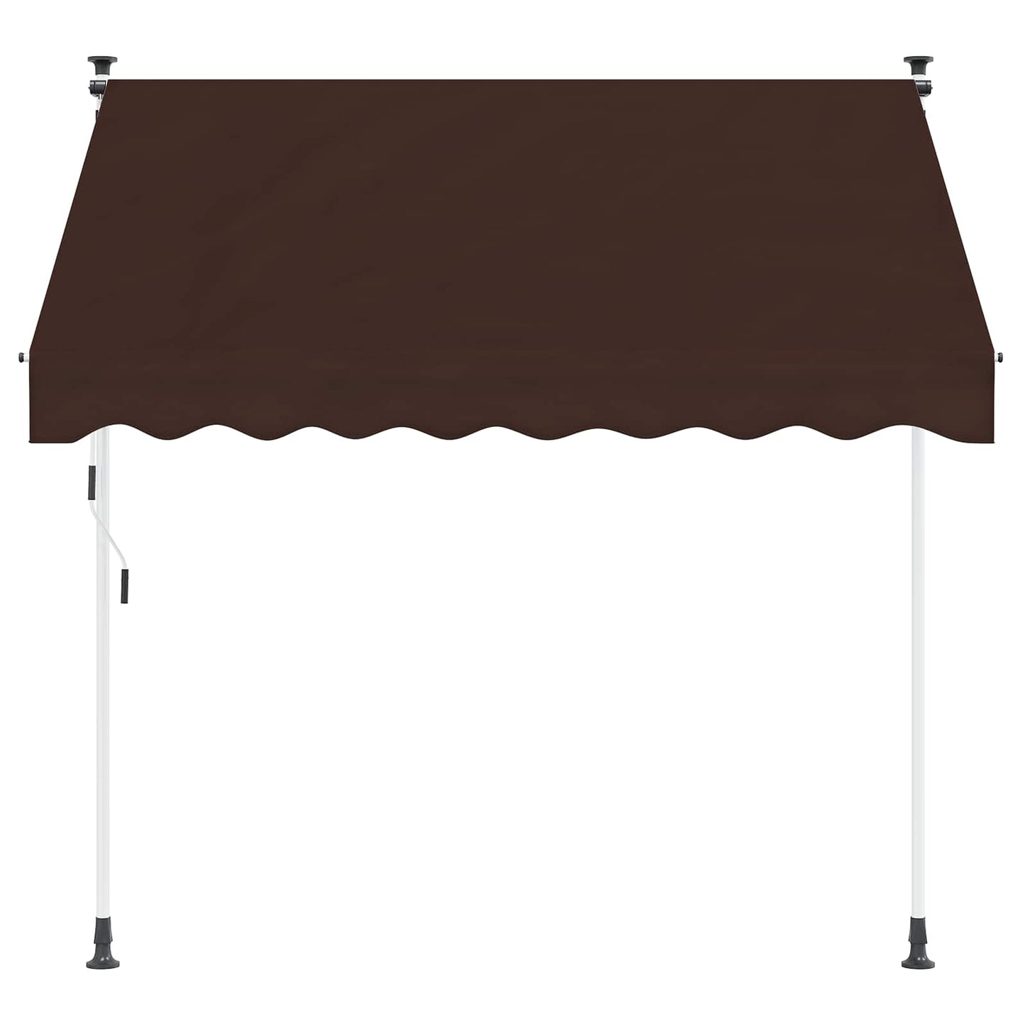 Manual Retractable Awning Brown 350 cm