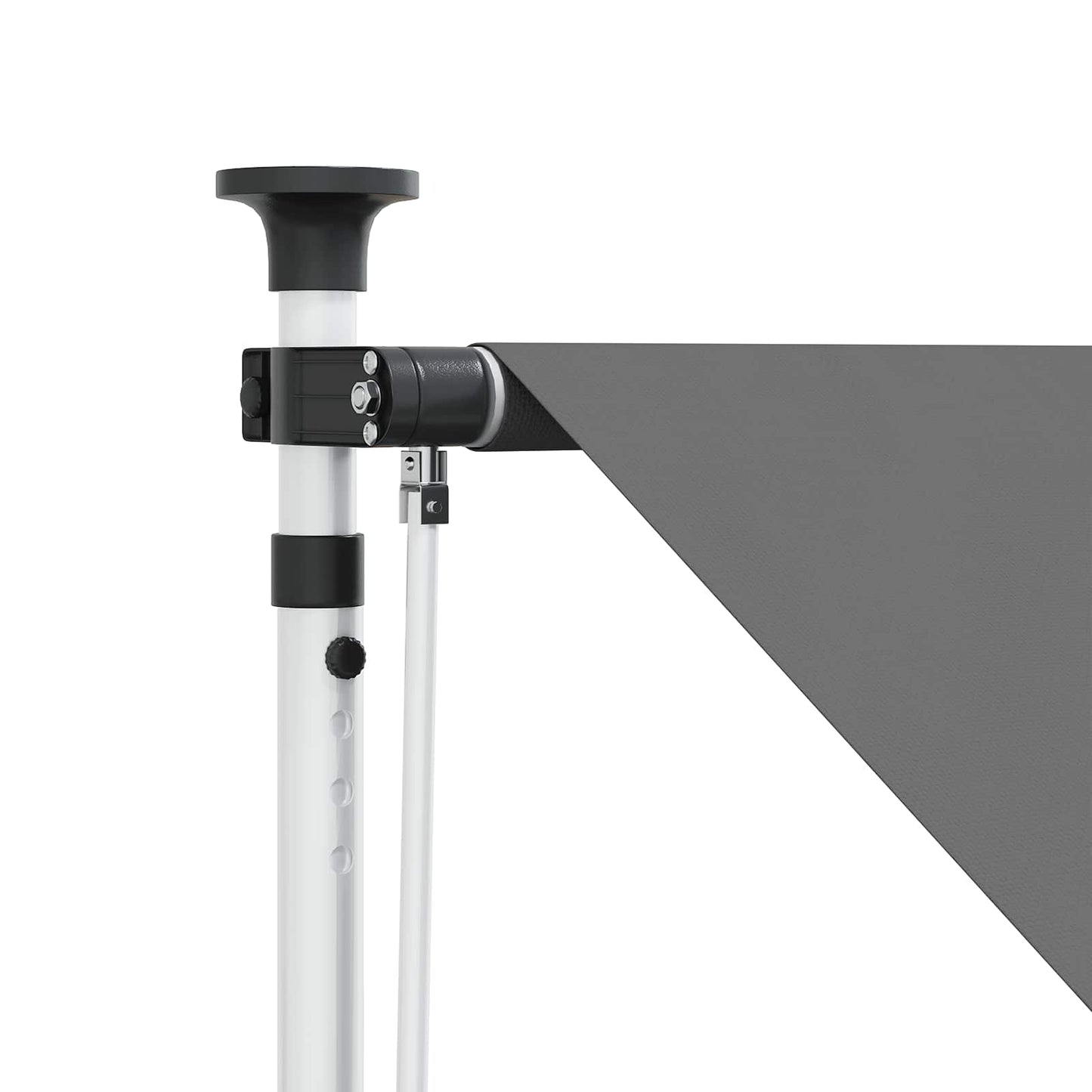 Manual Retractable Awning Light Grey 300 cm