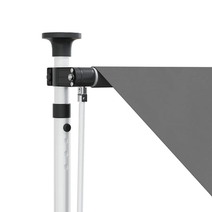 Manual Retractable Awning Light Grey 400 cm